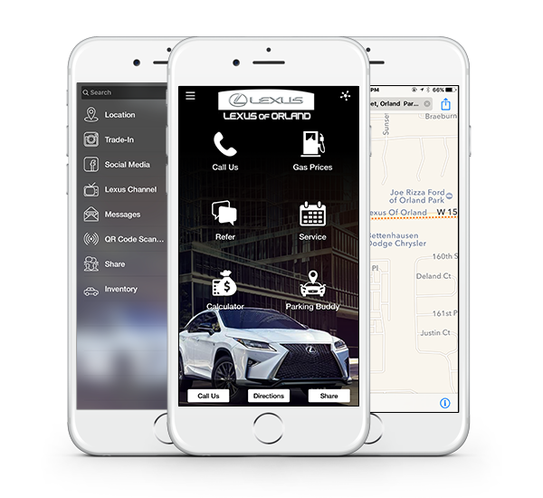 Download our Lexus of Orland Smartphone App
